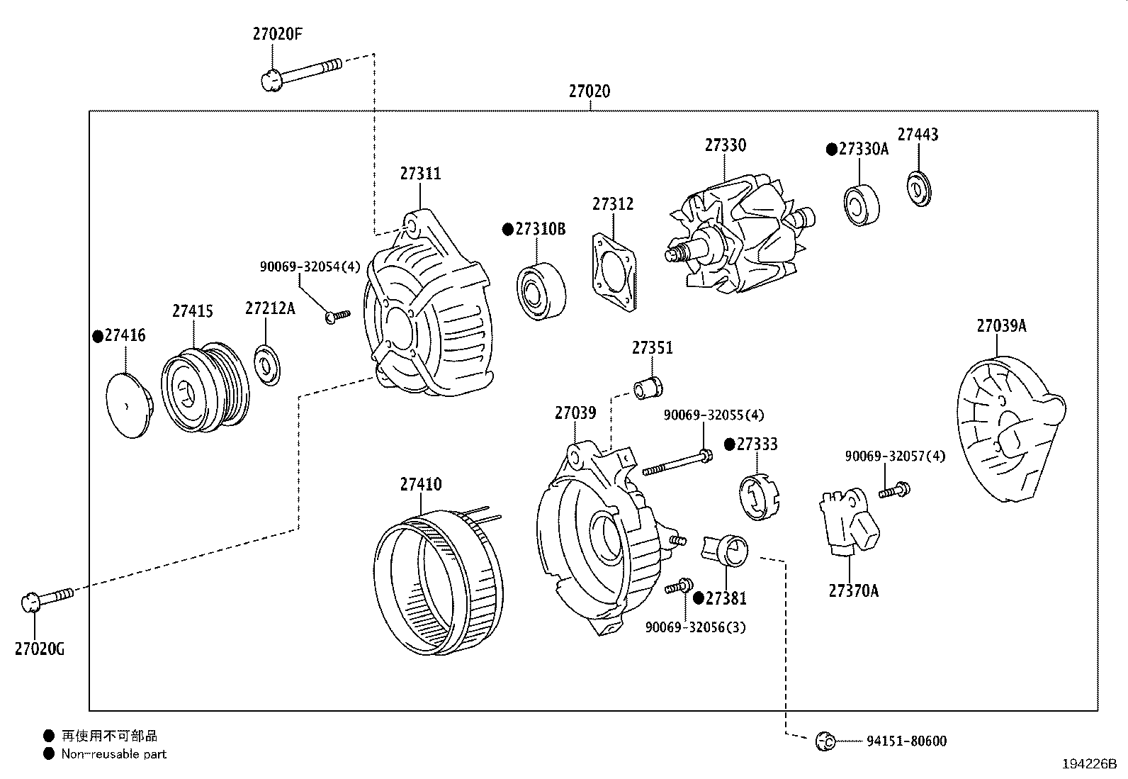 27312-0Y160 PLATE, RETAINER product image