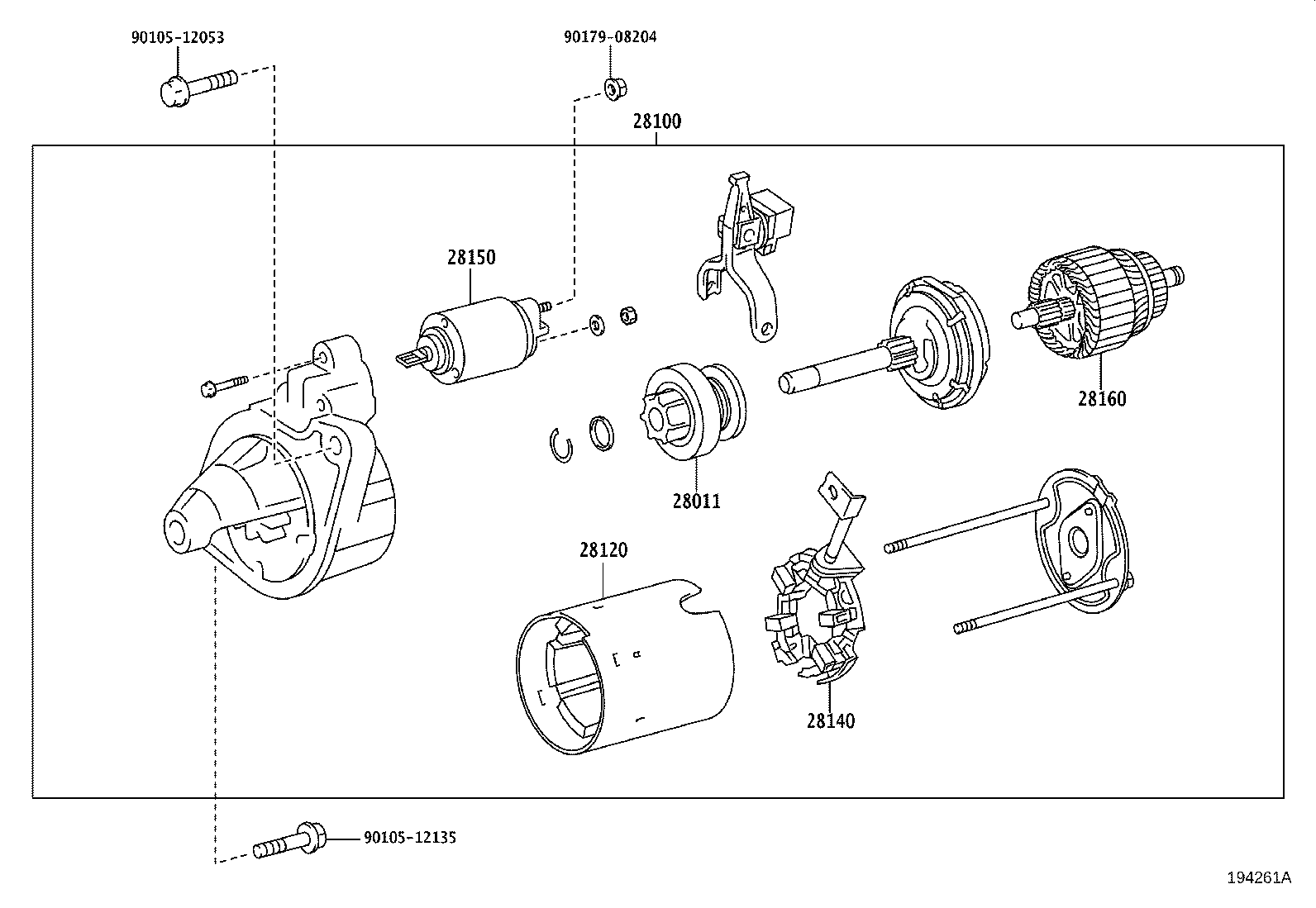 28100-30120 STARTER ASSY product image