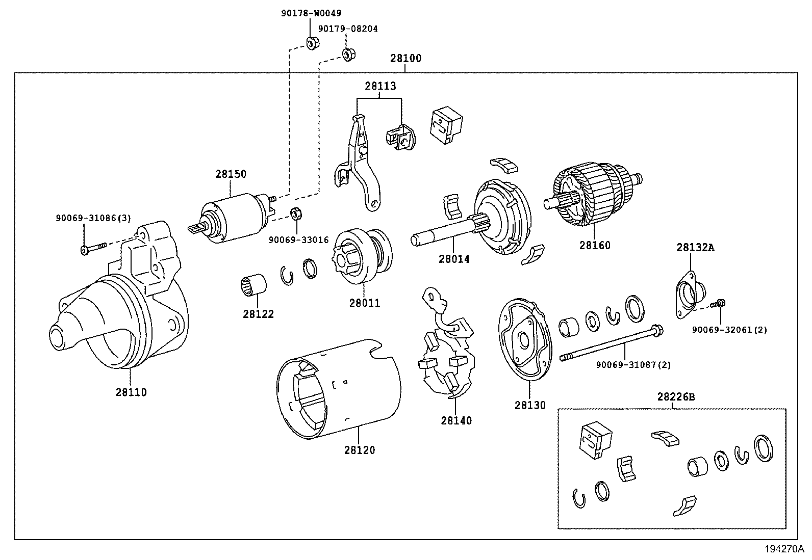 28150-0R020 SWITCH ASSY, MAGNET STARTER product image