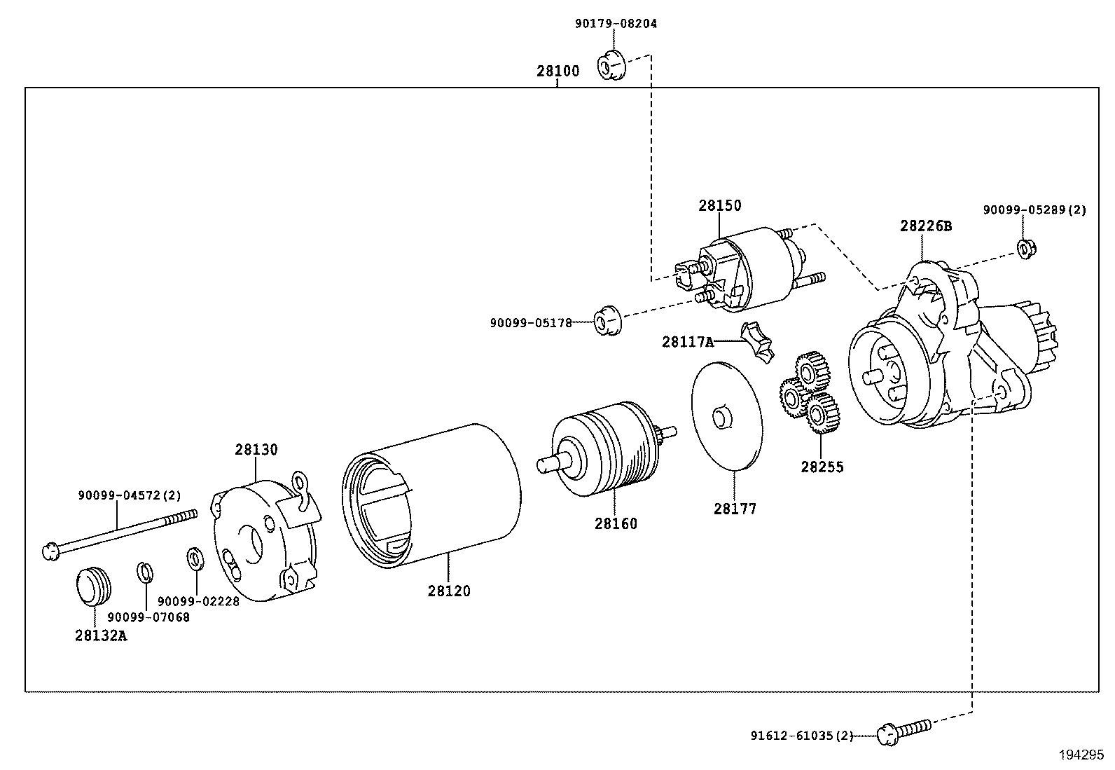 28100-36100 STARTER ASSY product image