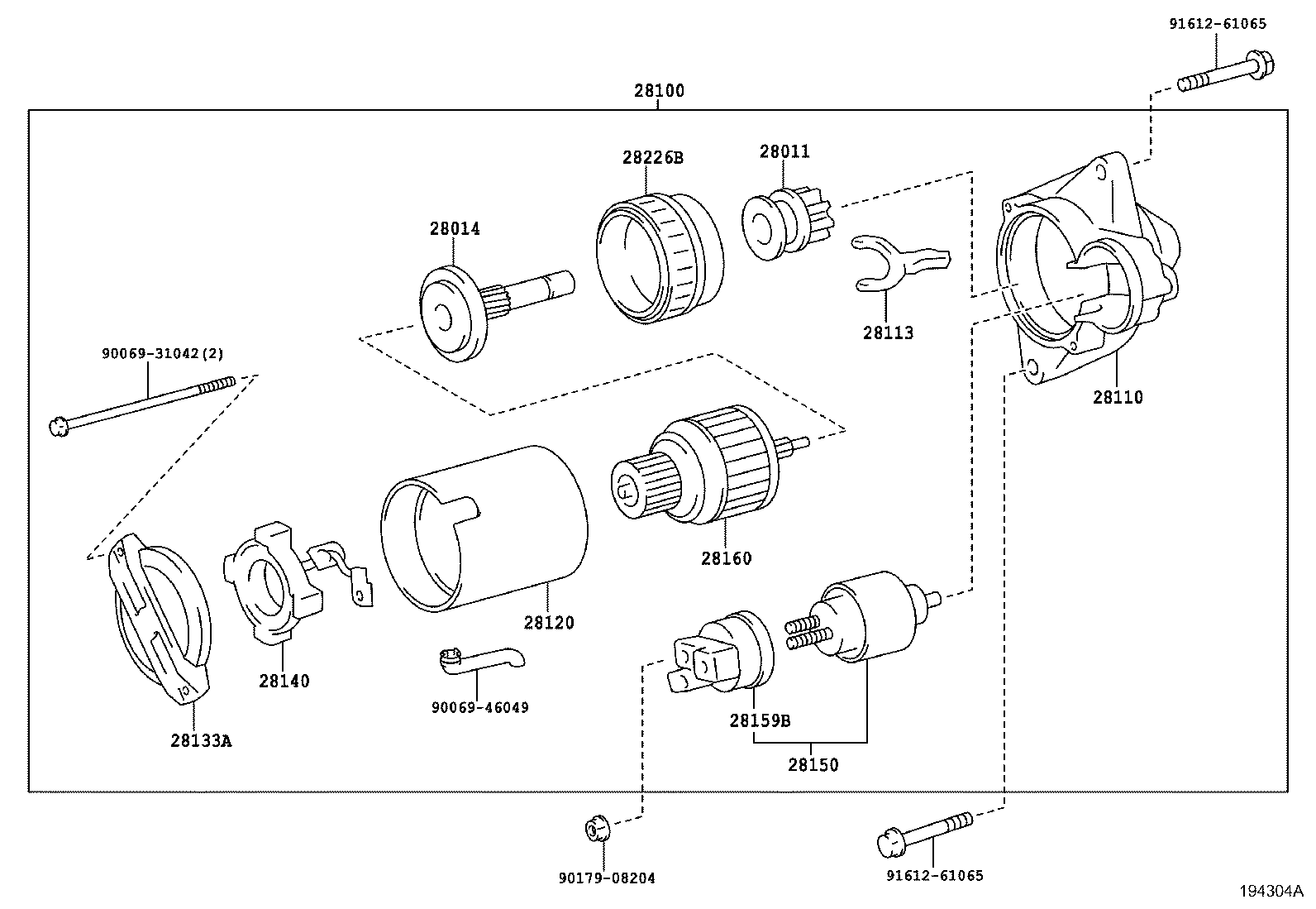 28150-0T310 SWITCH ASSY, MAGNET STARTER product image