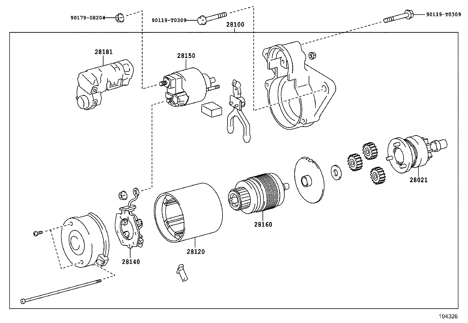 28100-0M150 STARTER ASSY product image