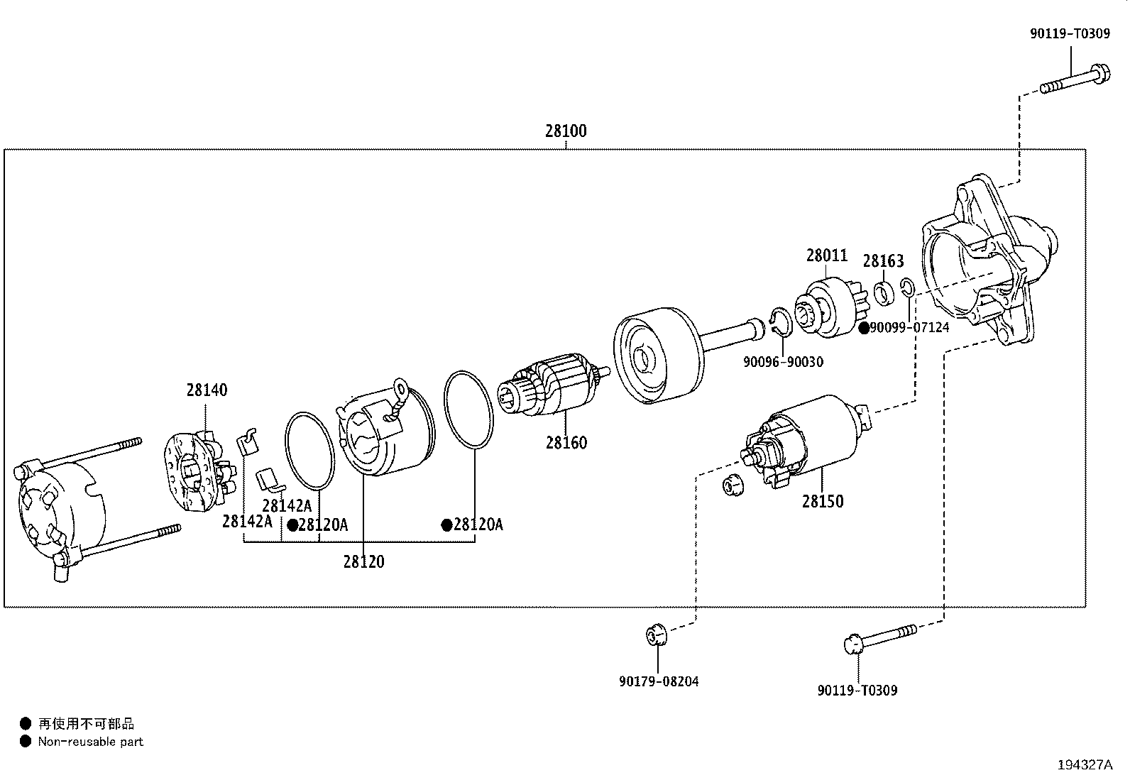 28100-0M150 STARTER ASSY product image
