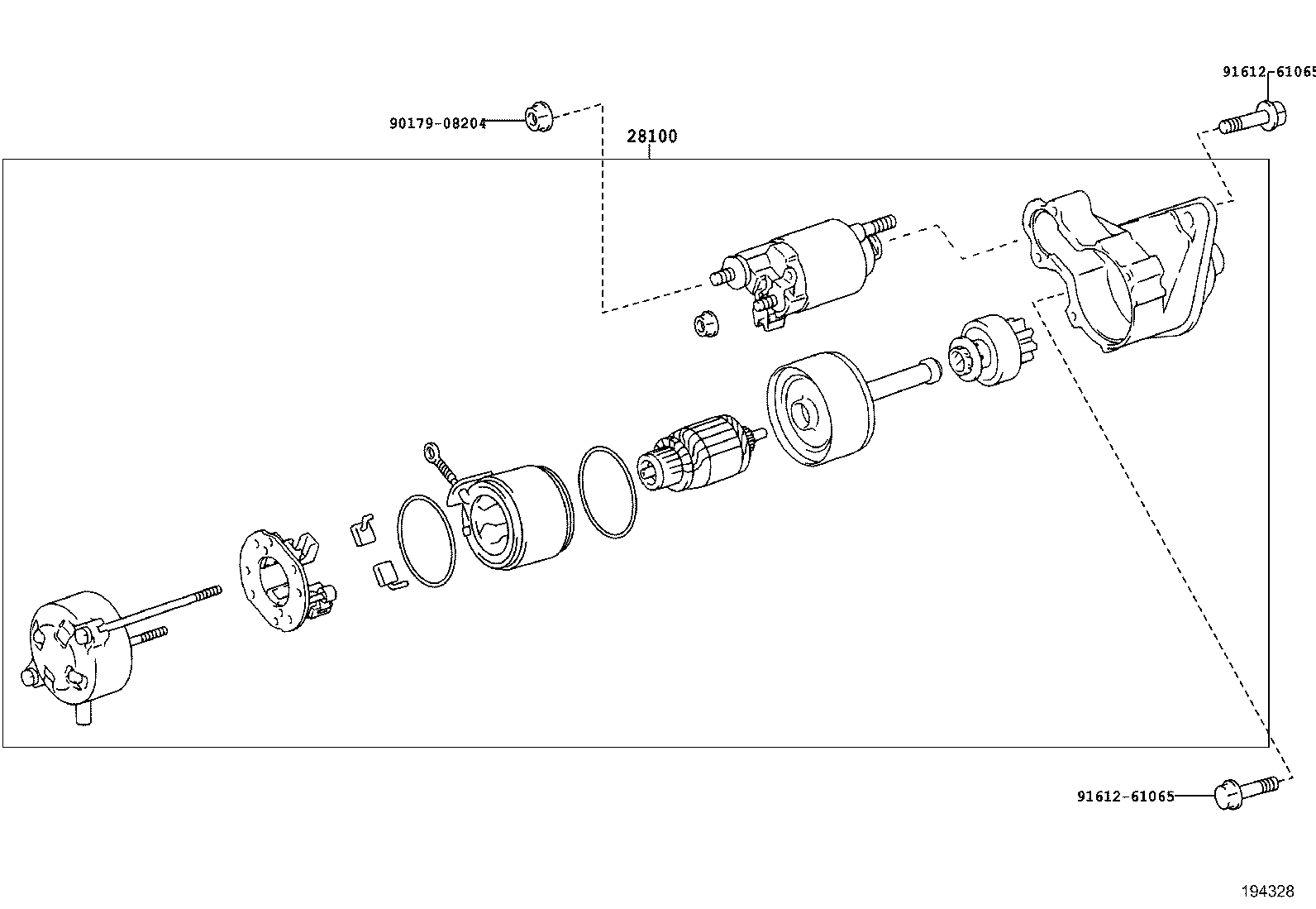 28100-0M150 STARTER ASSY product image