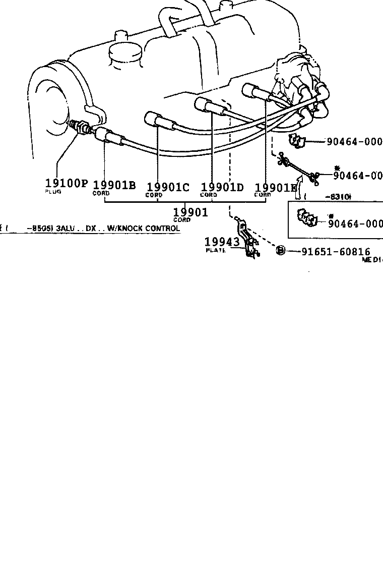 90919-01122 PLUG, SPARK product image