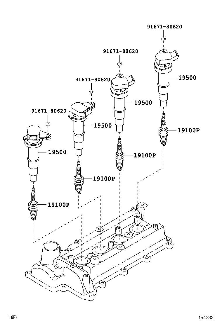 9004A-19002 COIL ASSY, IGNITION product image