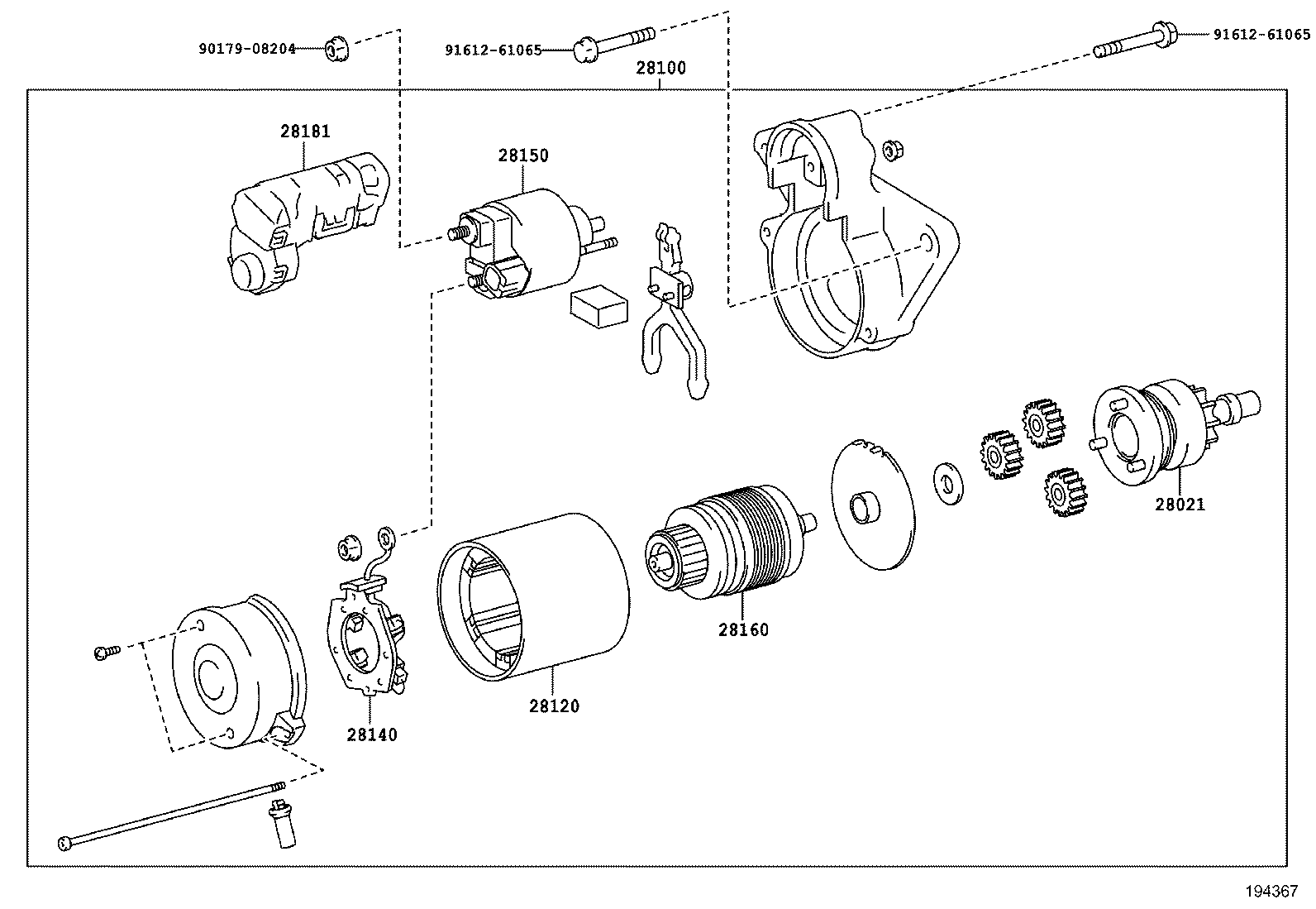 28181-33010 TERMINAL, STARTER product image