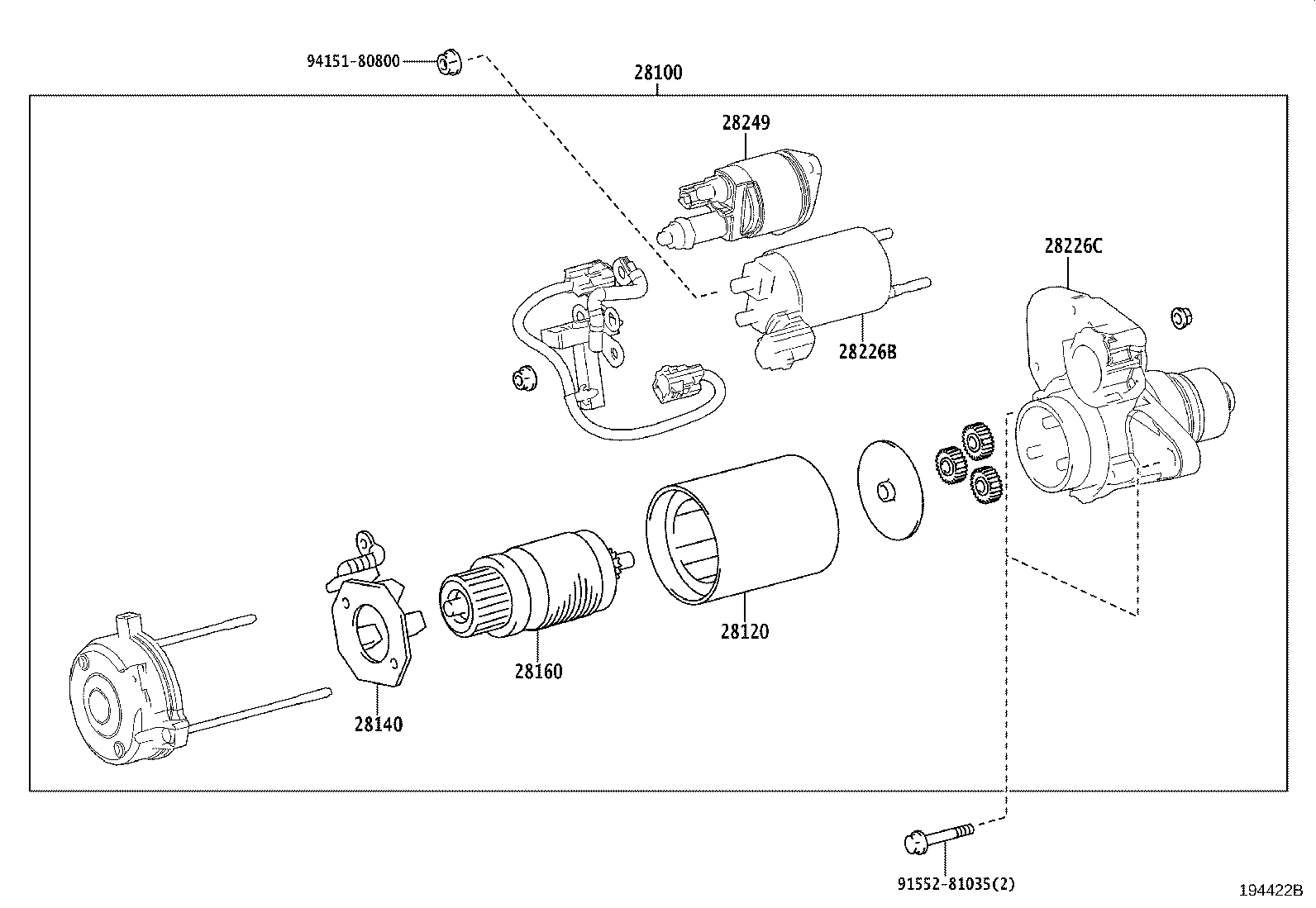 28226-36110 STARTER KIT, REPAIR SERVICE product image