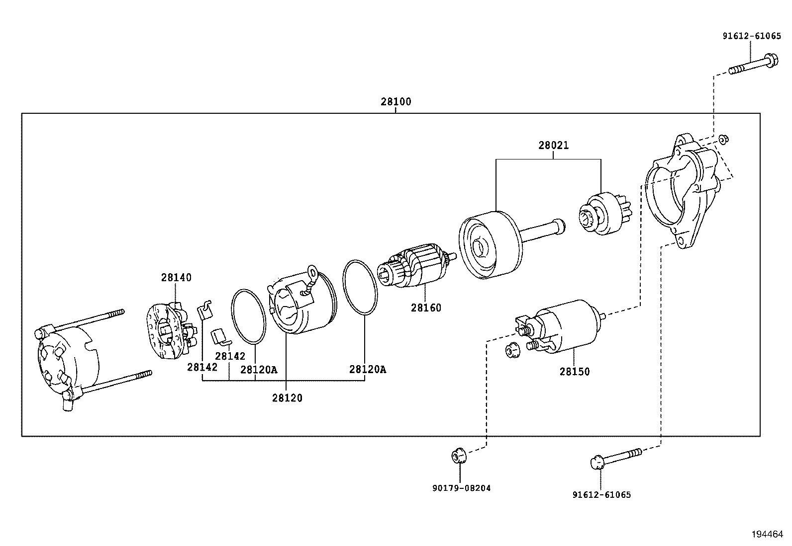 28100-47220 STARTER ASSY product image