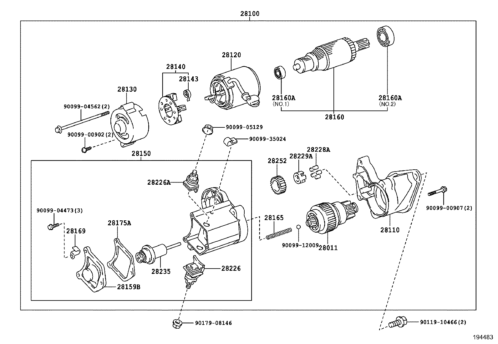 28115-26040 HOUSING ASSY, STARTER DRIVE product image