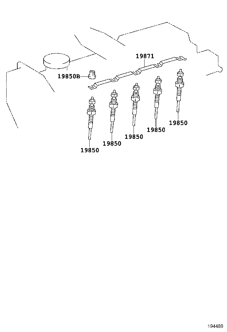 19871-18010 CONNECTOR, GLOW PLUG NO.1 product image