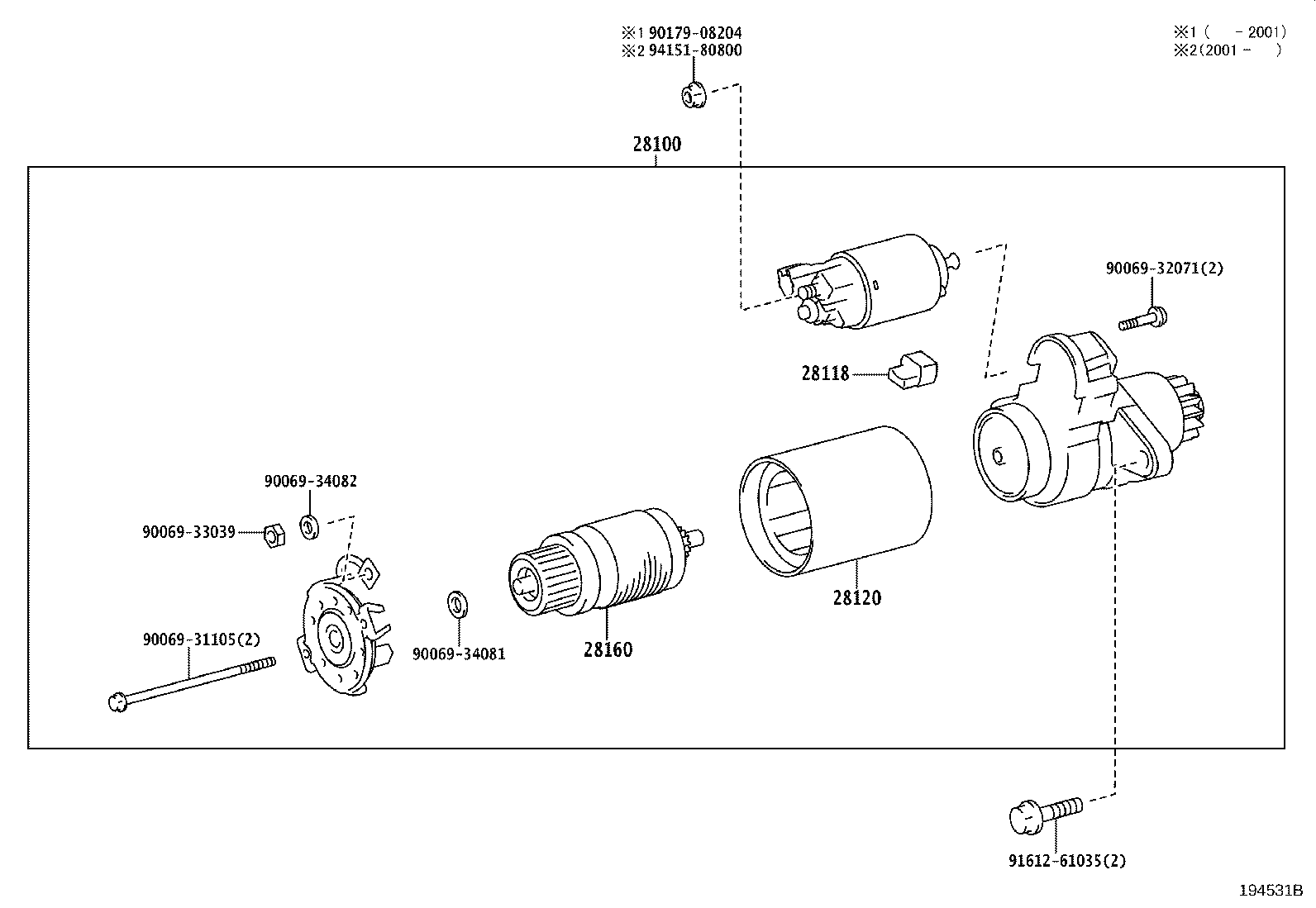 28120-0V050 YOKE ASSY, STARTER product image