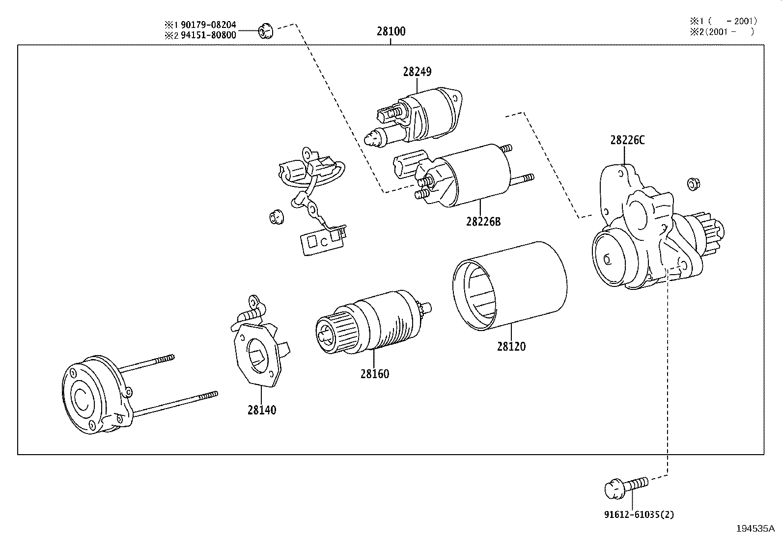 28249-31260 RELAY, STARTER INRUSH CURRENT REDUCTION product image
