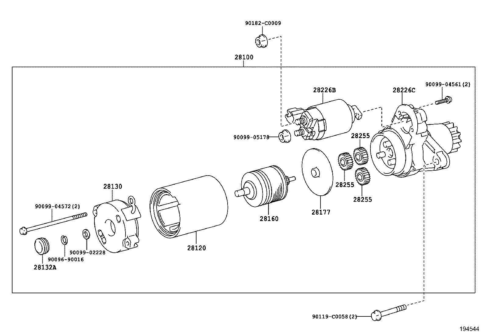 28100-0V020 STARTER ASSY product image