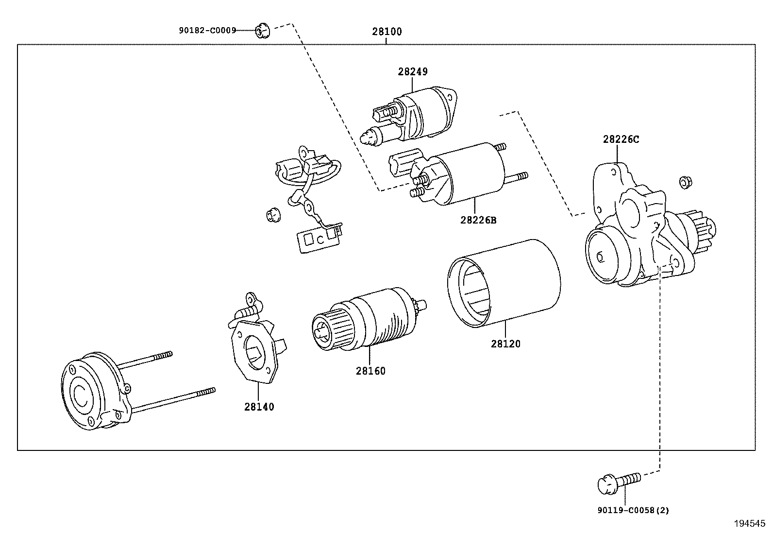 28100-0V020 STARTER ASSY product image