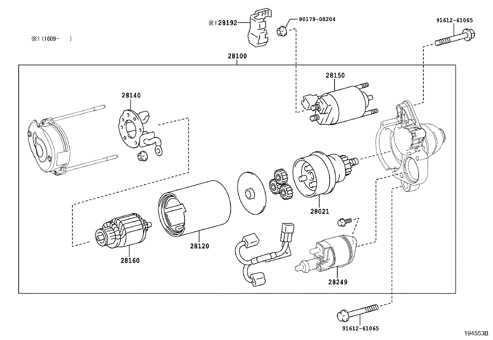 28100-47260 STARTER ASSY product image