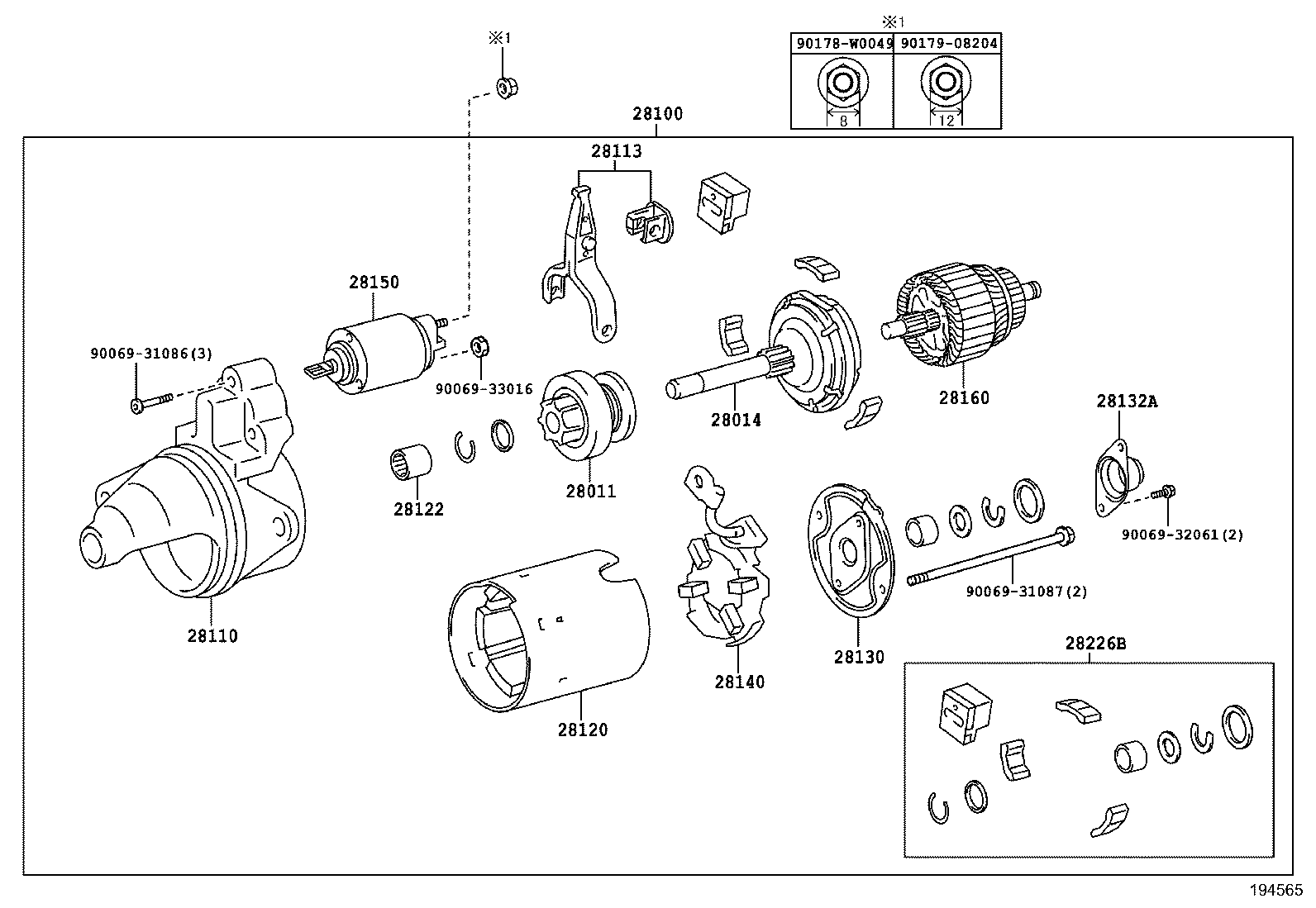 28192-47010 COVER, STARTER product image