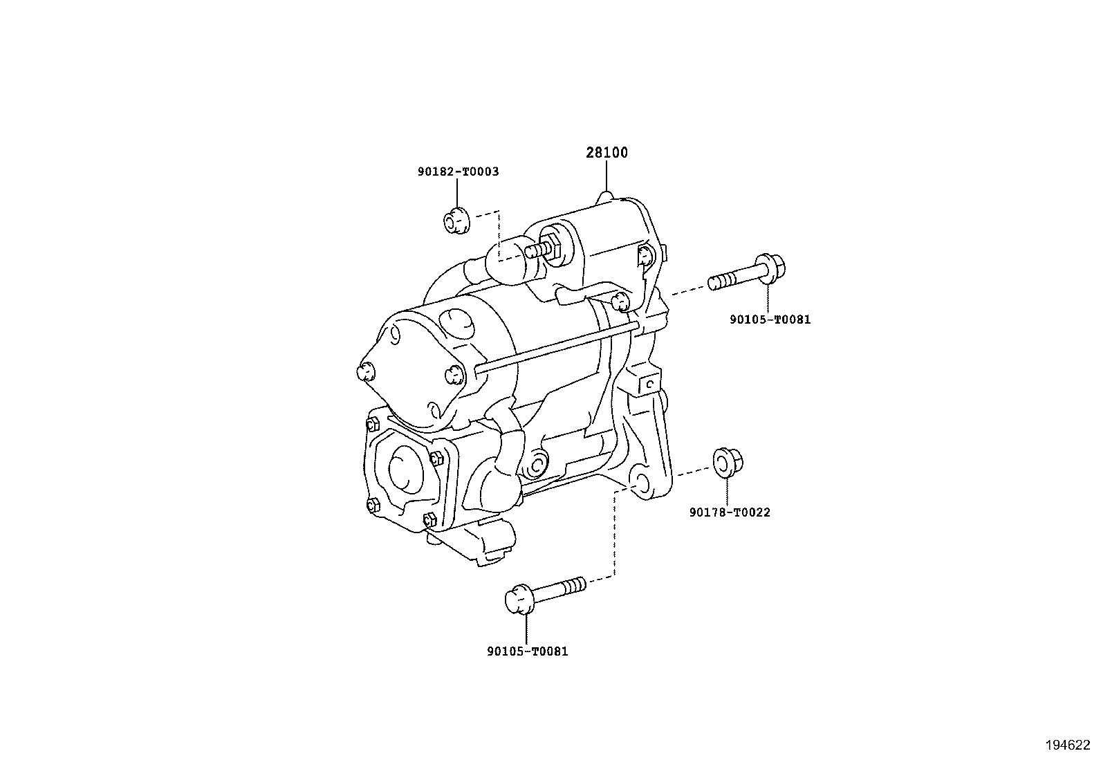28150-0L200 SWITCH ASSY, MAGNET STARTER product image