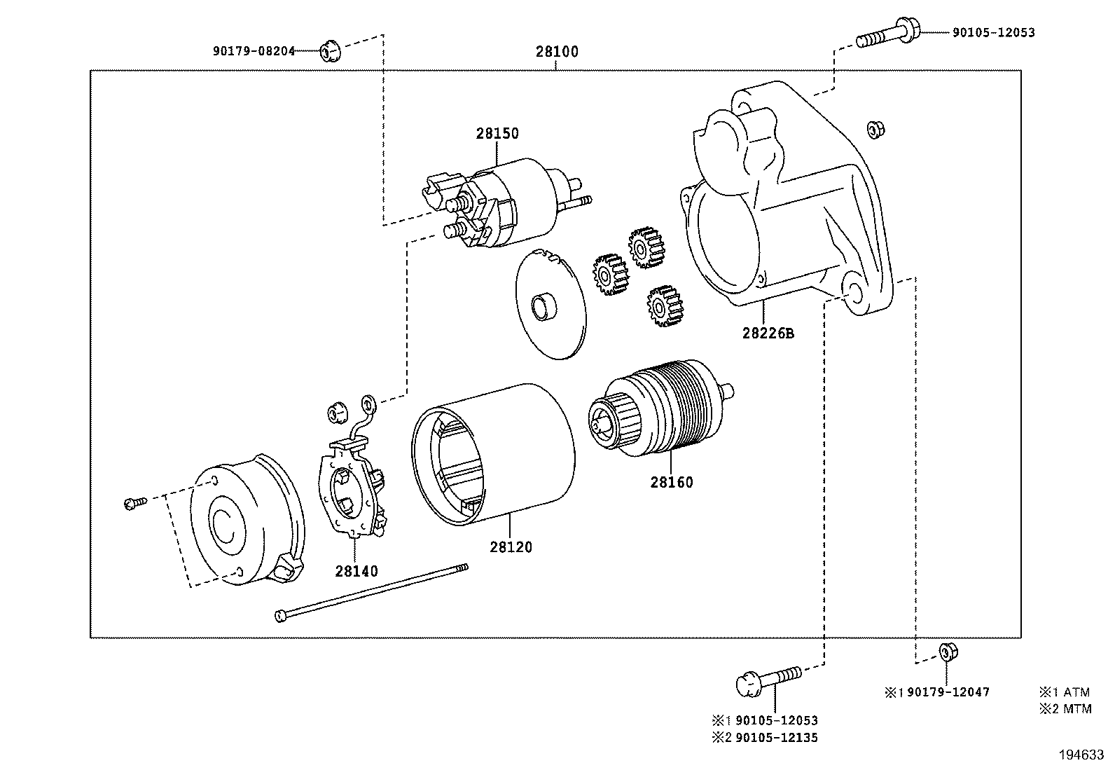 28192-31010 COVER, STARTER product image