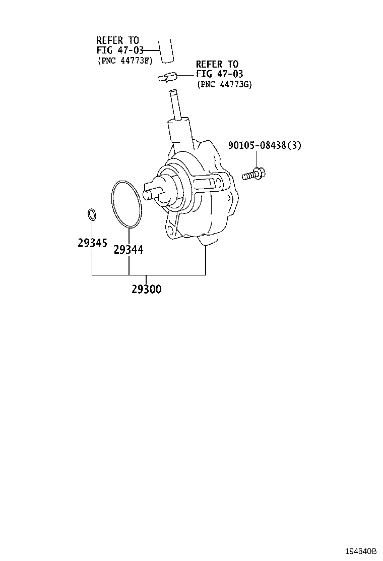 29300-0P021 PUMP ASSY, VACUUM product image