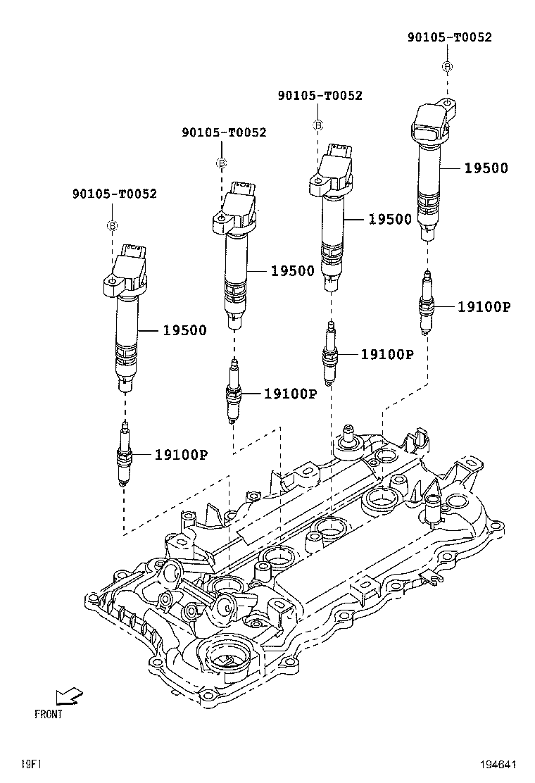 9004A-19002 COIL ASSY, IGNITION product image