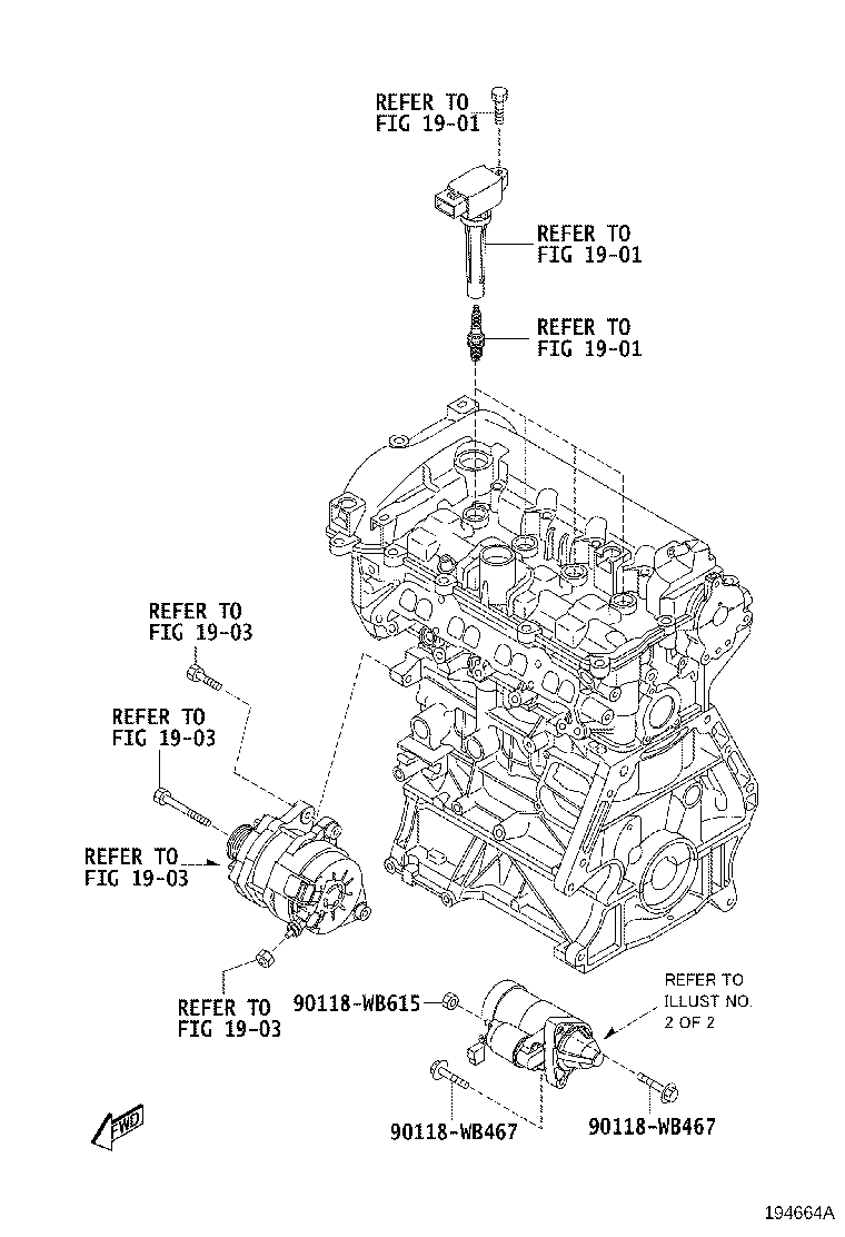 Toyota 28113-WB001 LEVER, STARTER PINION DRIVE