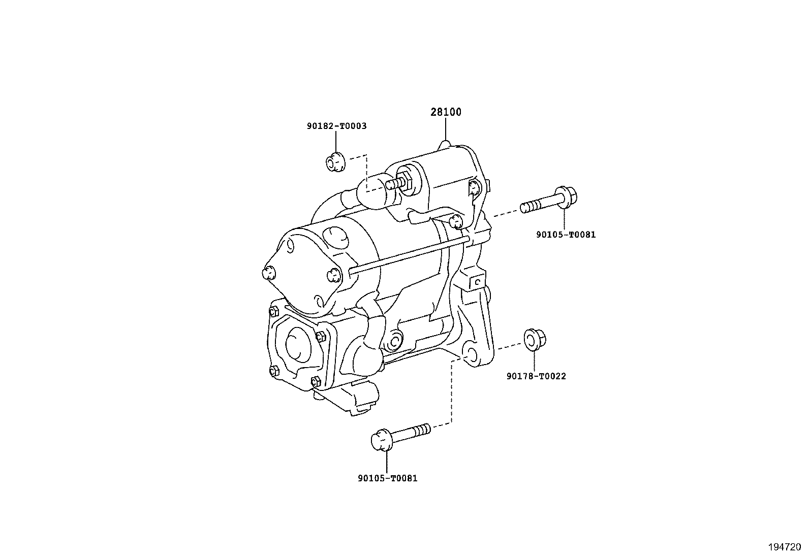 28226-0C080 STARTER KIT, REPAIR SERVICE product image