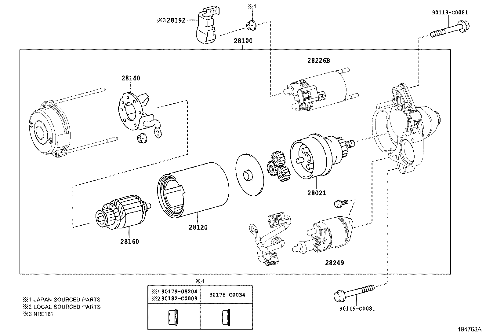 28100-0T221 STARTER ASSY product image
