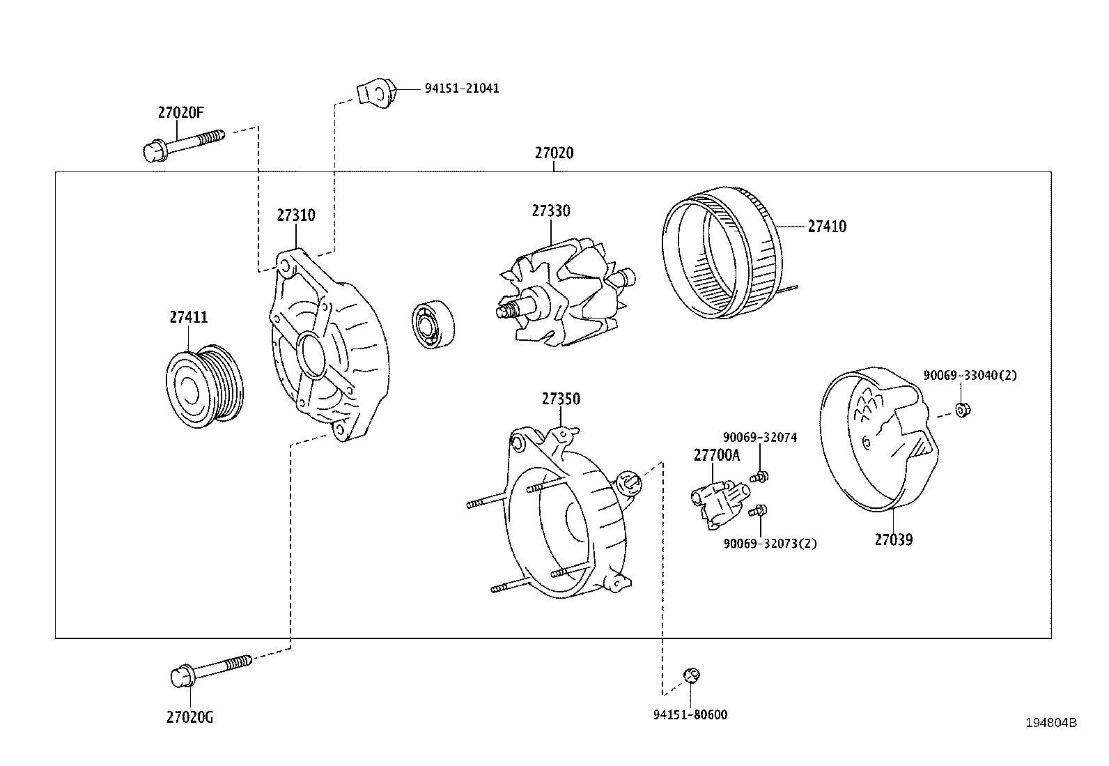 27060-0Y280 ALTERNATOR ASSY product image
