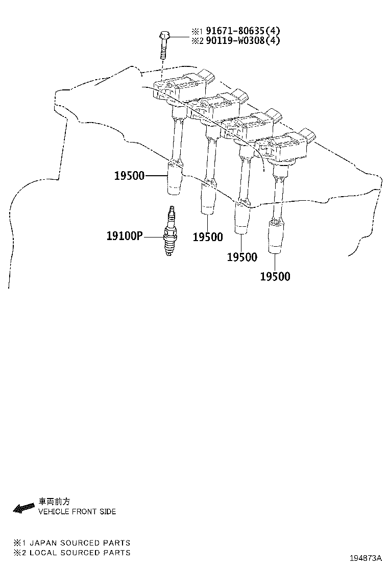 90919-W1008 PLUG, SPARK product image