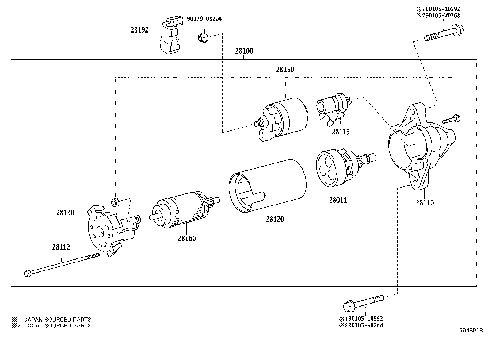 Toyota 28120-0Y270 YOKE ASSY, STARTER