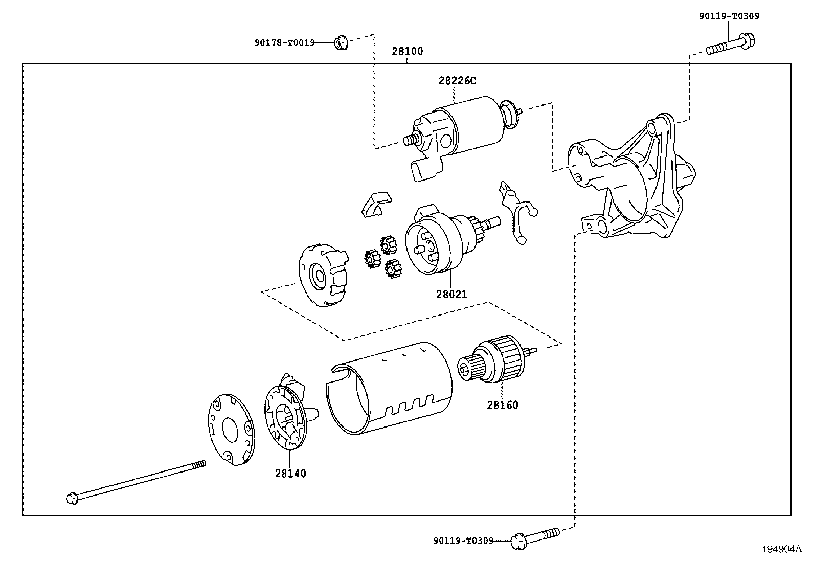 28100-0T210 STARTER ASSY product image