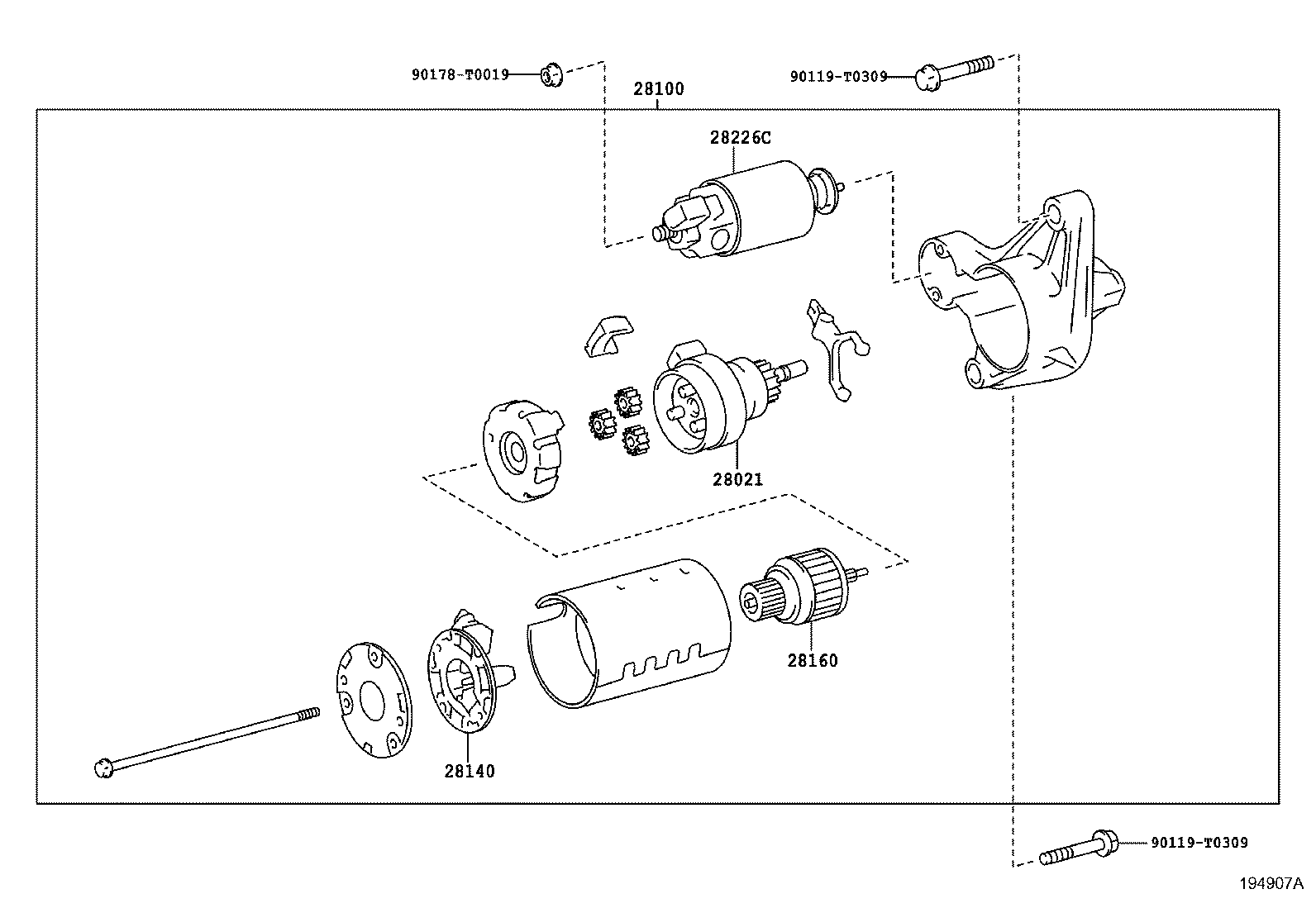 28100-0T210 STARTER ASSY product image