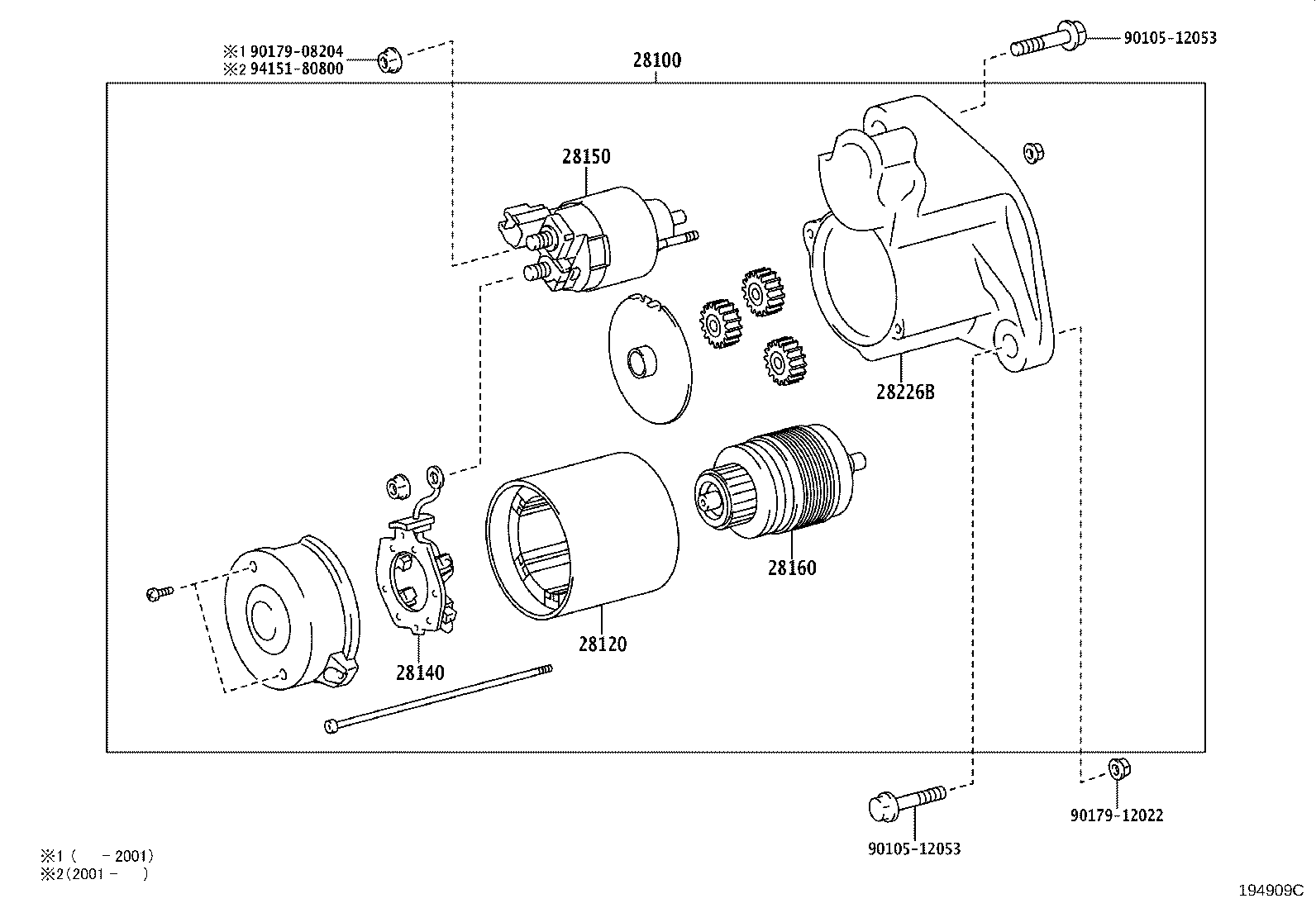 28100-30120 STARTER ASSY product image