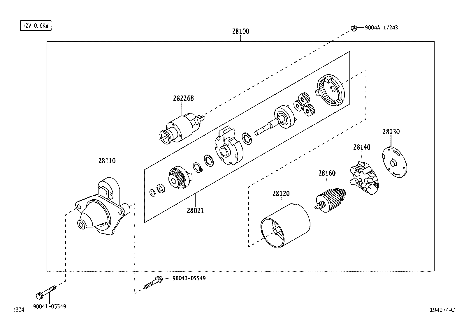 28110-BZ060 HOUSING ASSY, STARTER DRIVE product image