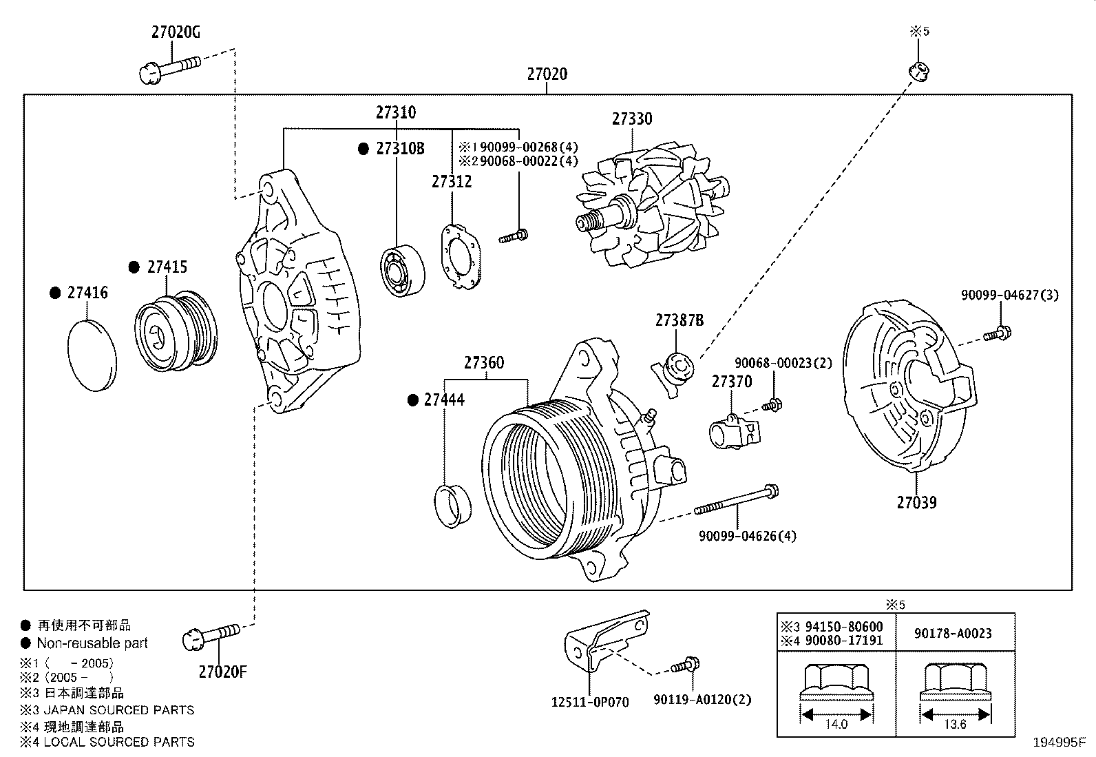 Thumbnail 2 for 90105-A0324