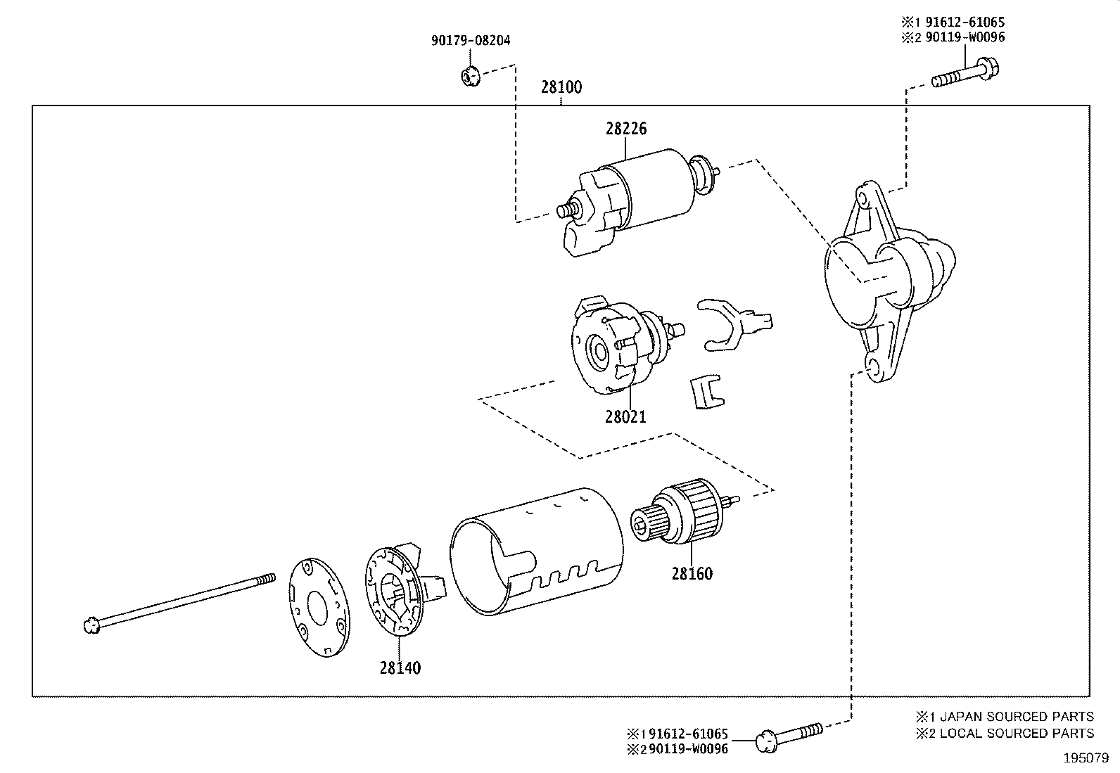 28100-37130 STARTER ASSY product image