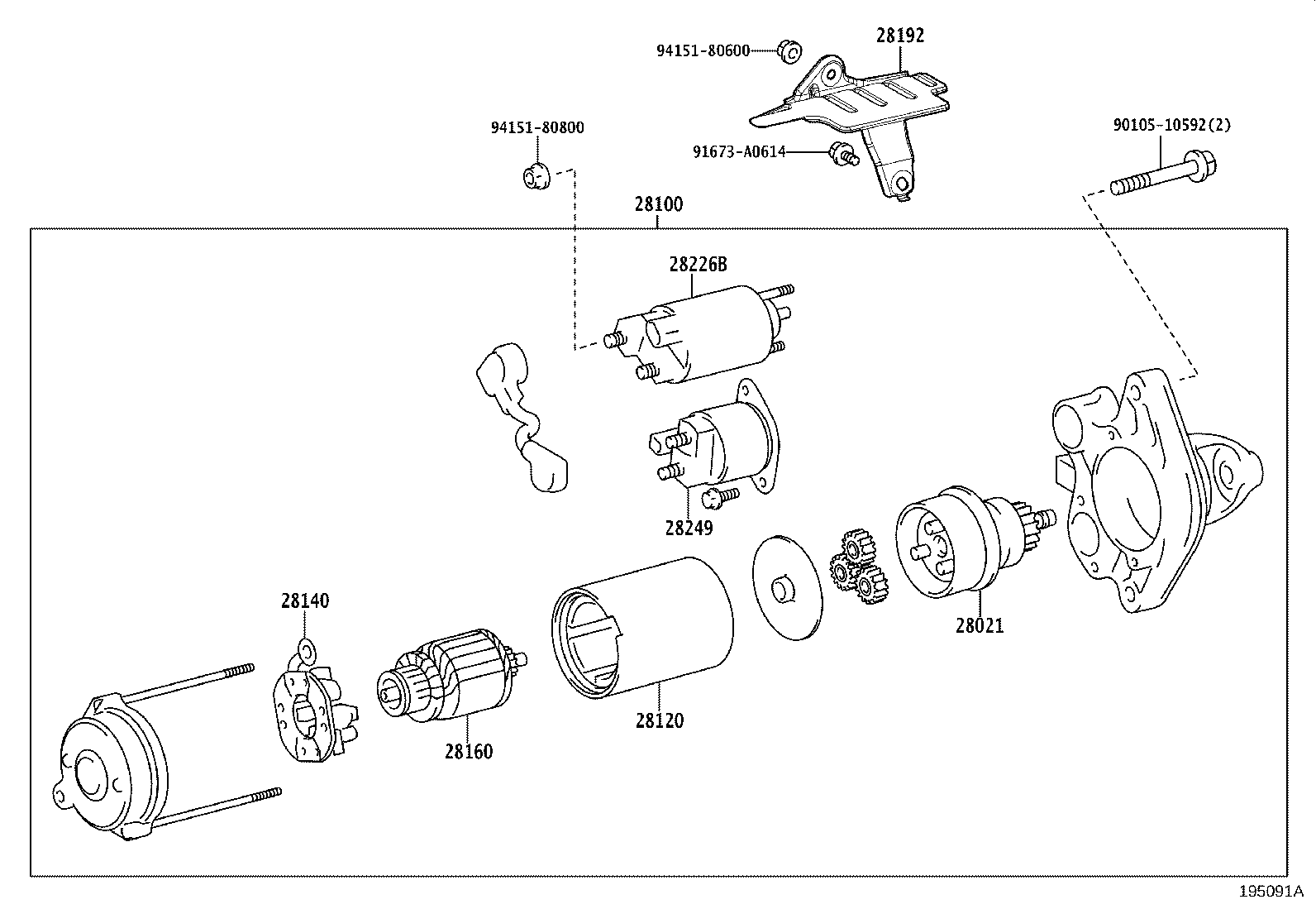 28192-31050 COVER, STARTER product image