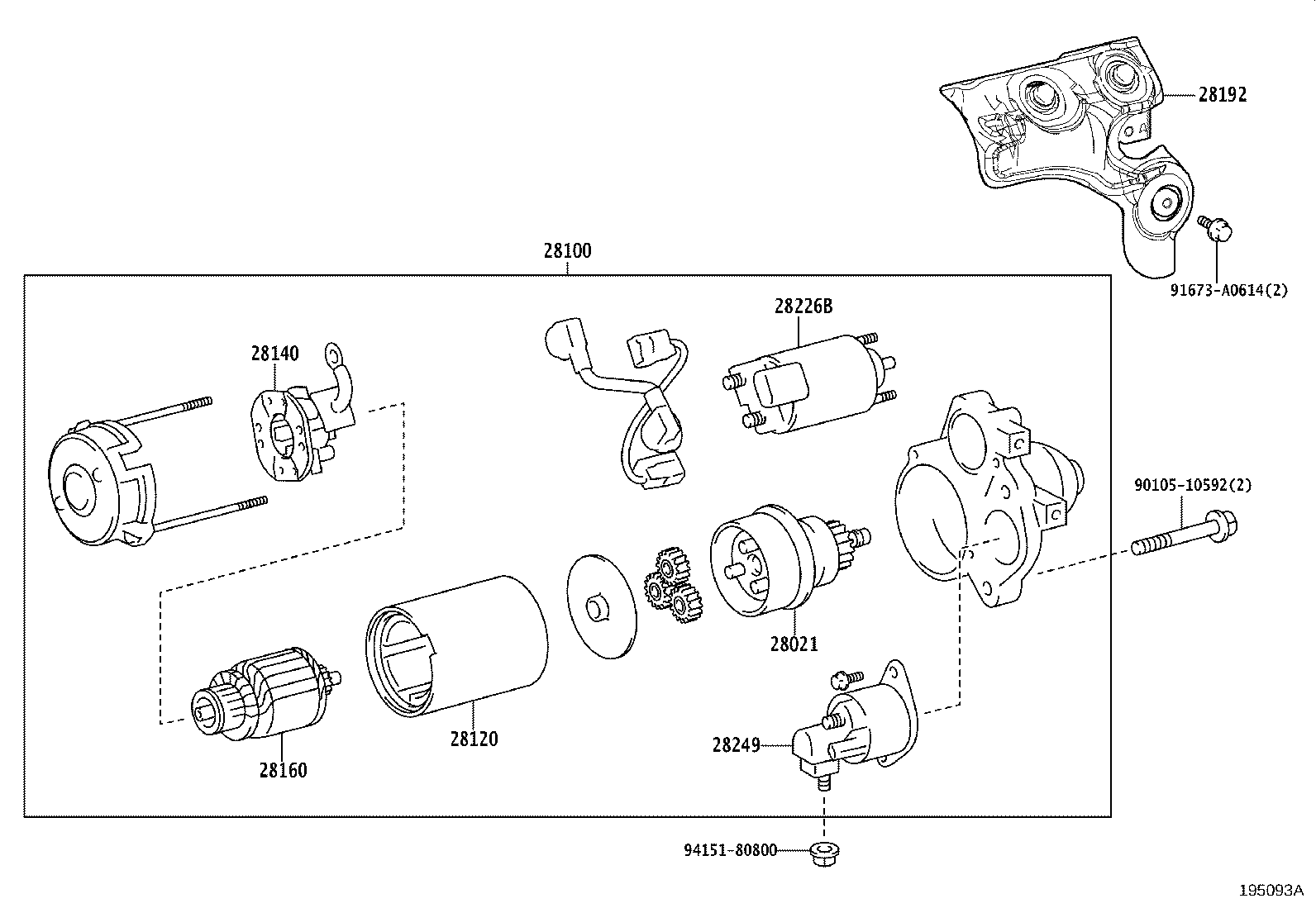 28192-31050 COVER, STARTER product image
