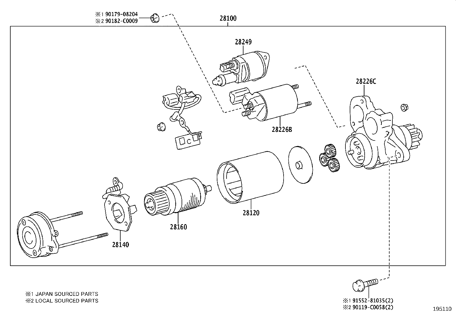28249-F0020 RELAY, STARTER INRUSH CURRENT REDUCTION product image