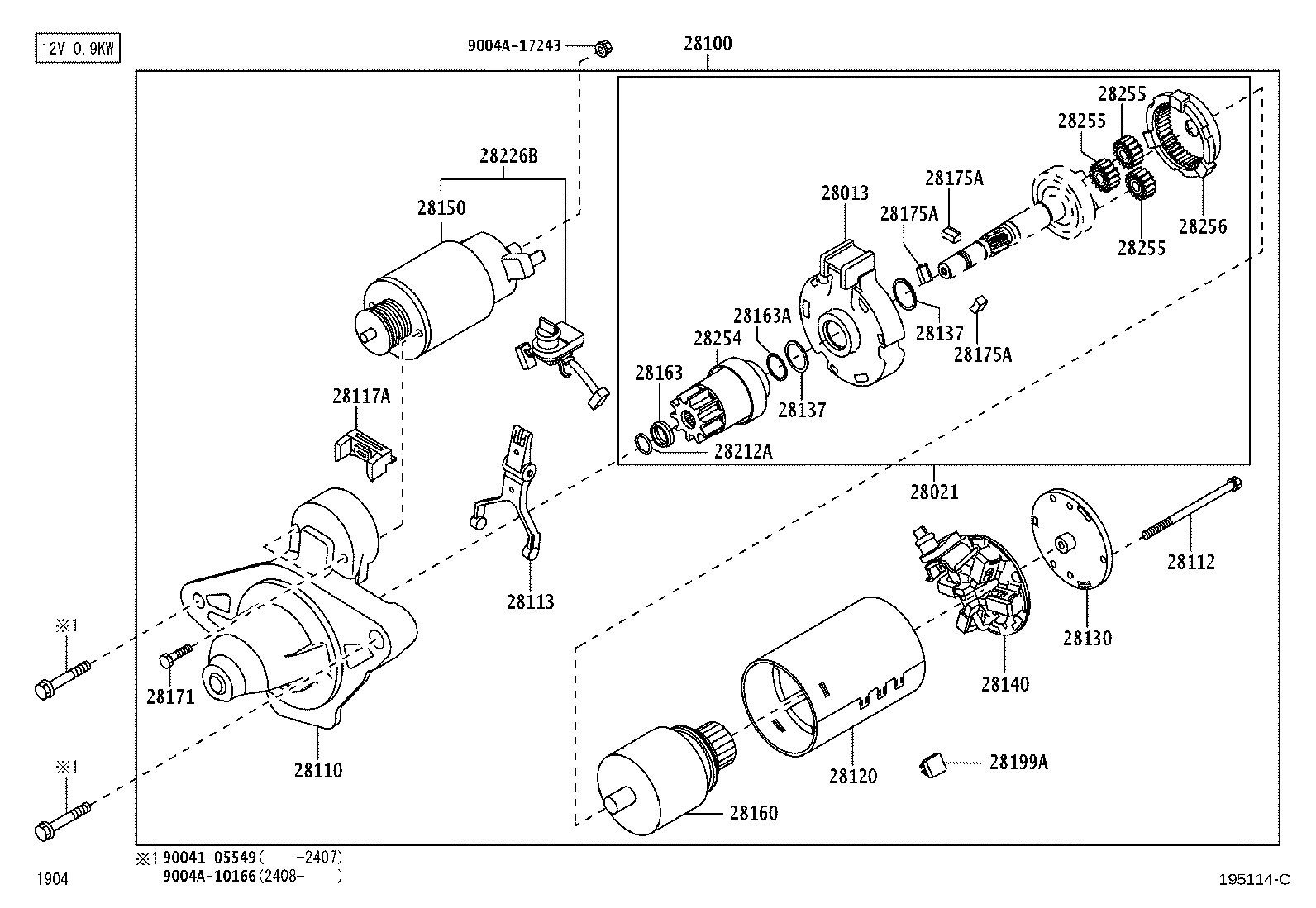 28140-B2130 HOLDER ASSY, STARTER BRUSH product image