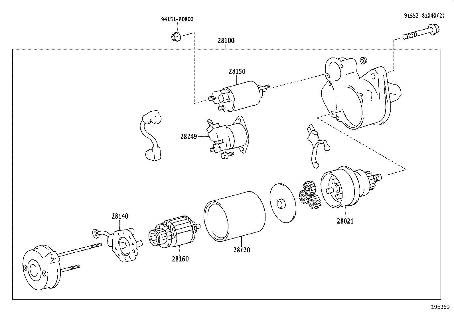 28120-36200 YOKE ASSY, STARTER product image
