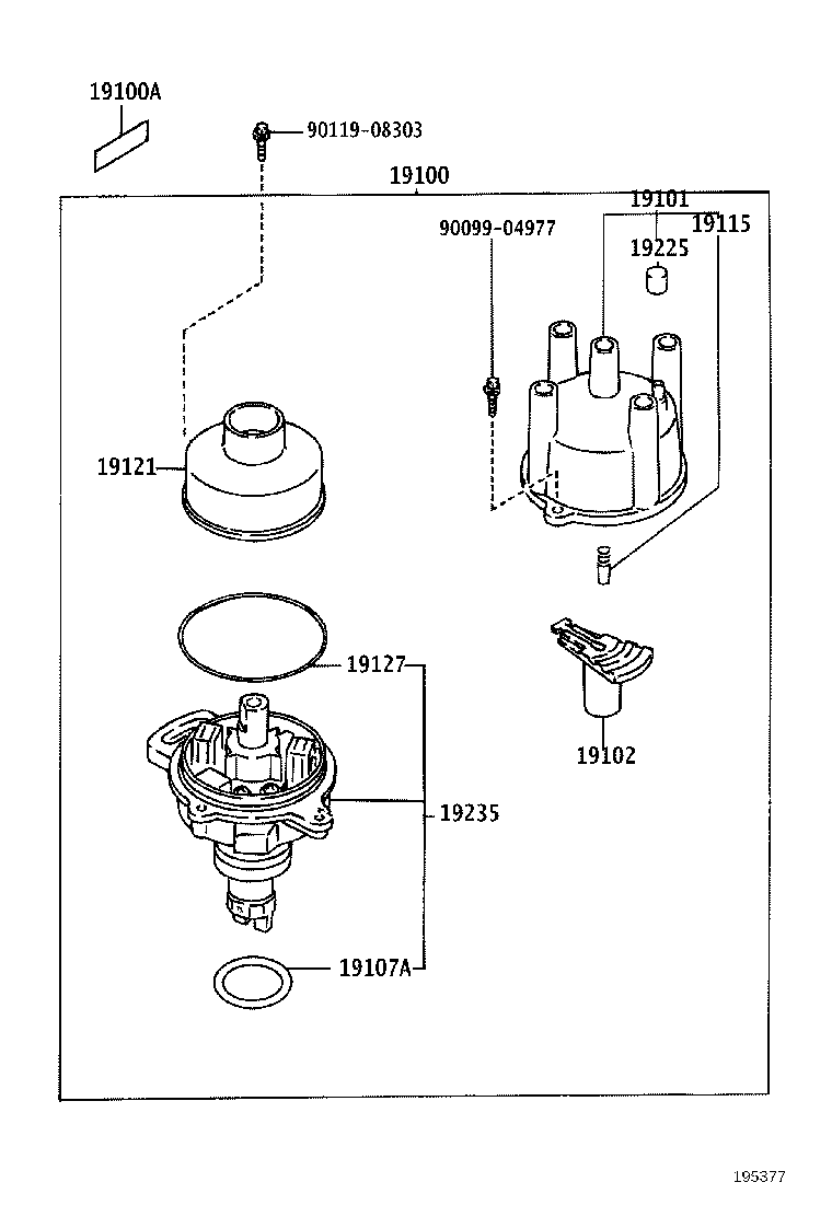 19225-62040 CAP, RUBBER product image