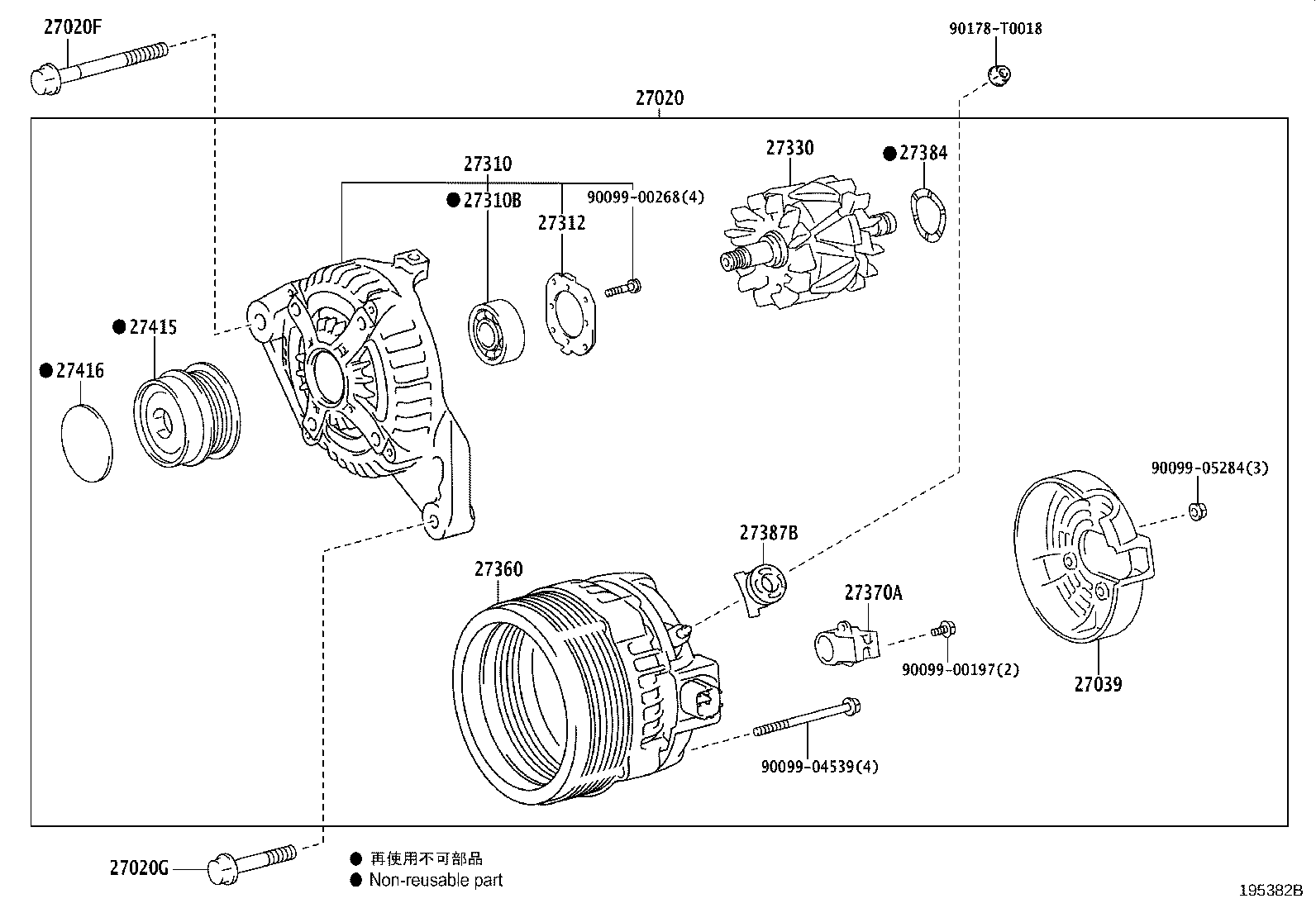 27360-0V300 COIL ASSY, ALTERNATOR product image