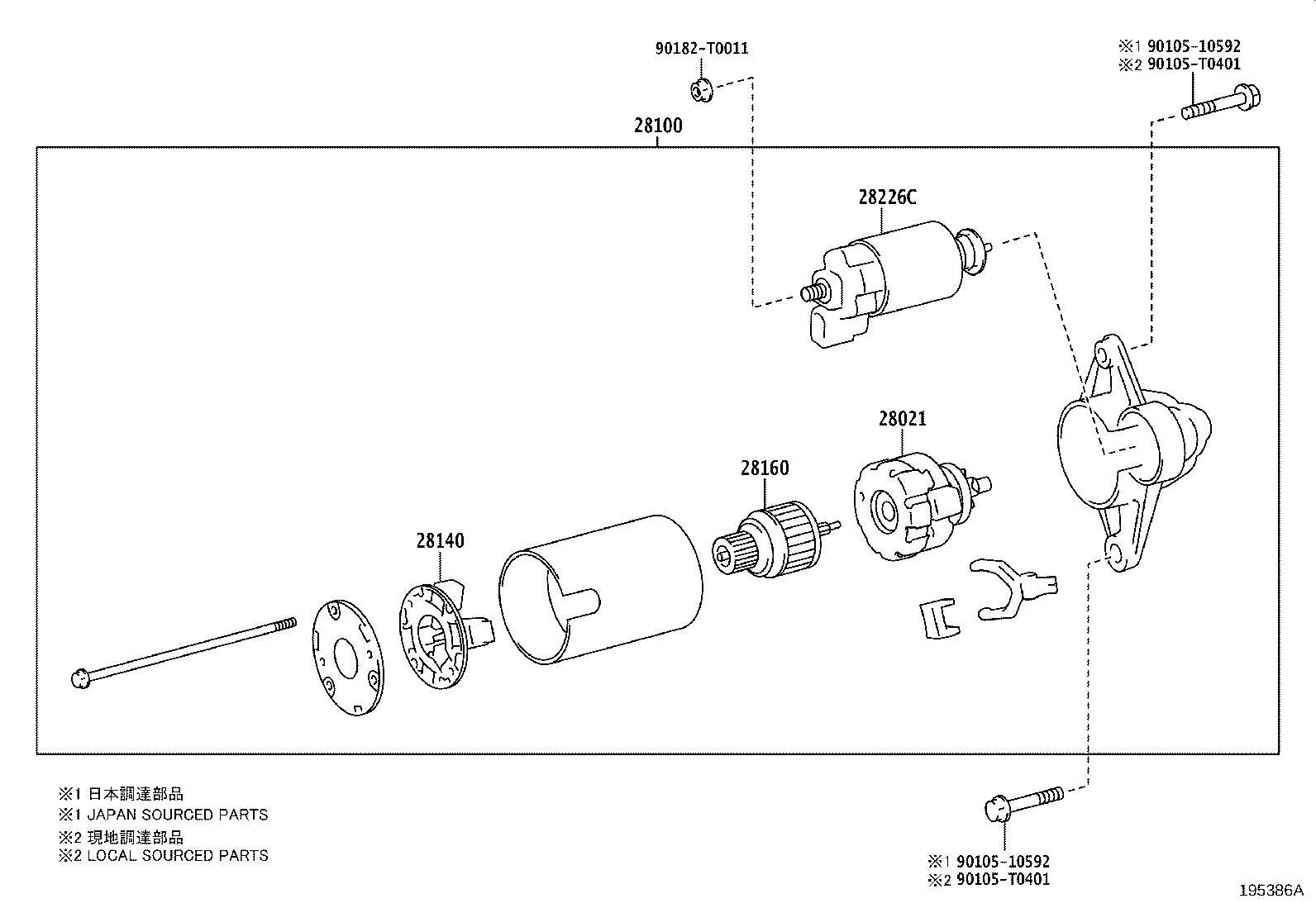 28226-0V090 STARTER KIT, REPAIR SERVICE product image