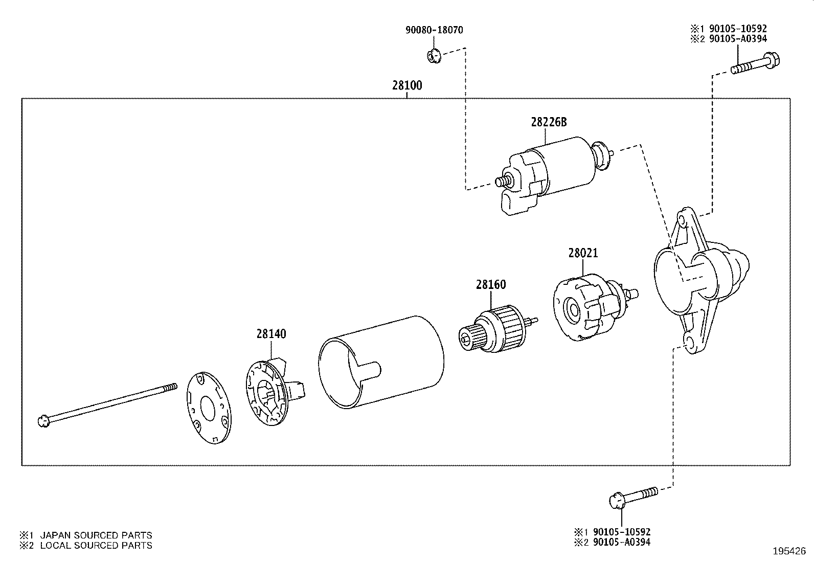 28100-F0130 STARTER ASSY product image