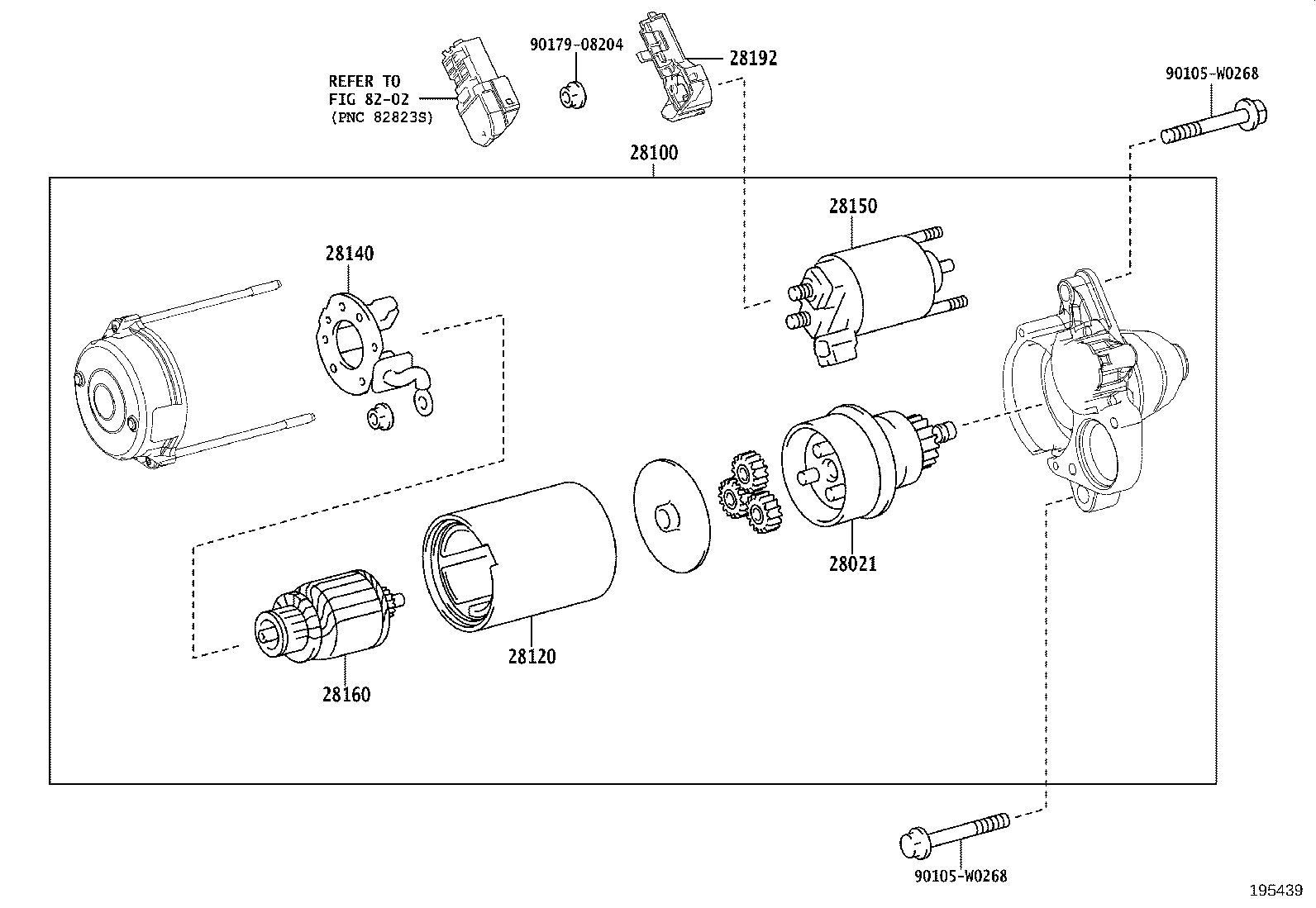 28021-47270 CLUTCH SUB-ASSY, STARTER CENTER BEARING product image