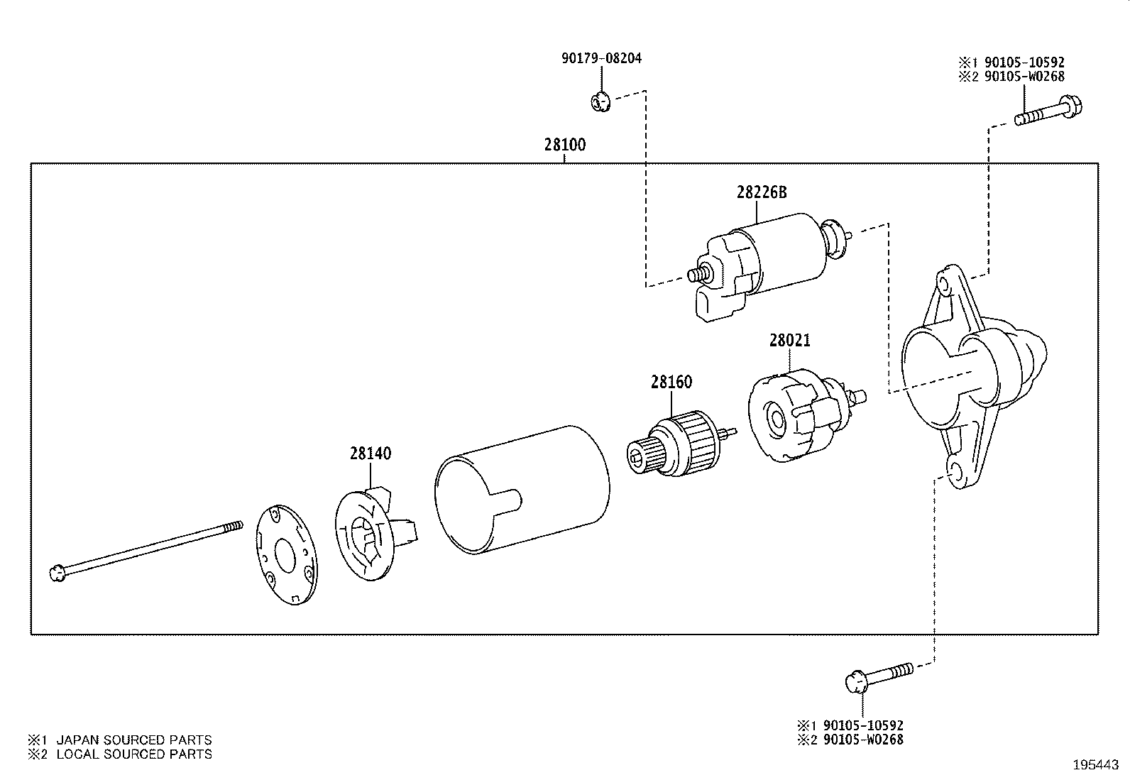 28100-0T400 STARTER ASSY product image