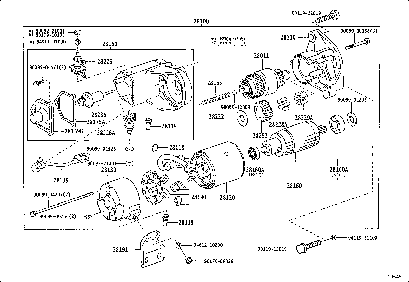 28150-17010 SWITCH ASSY, MAGNET STARTER product image