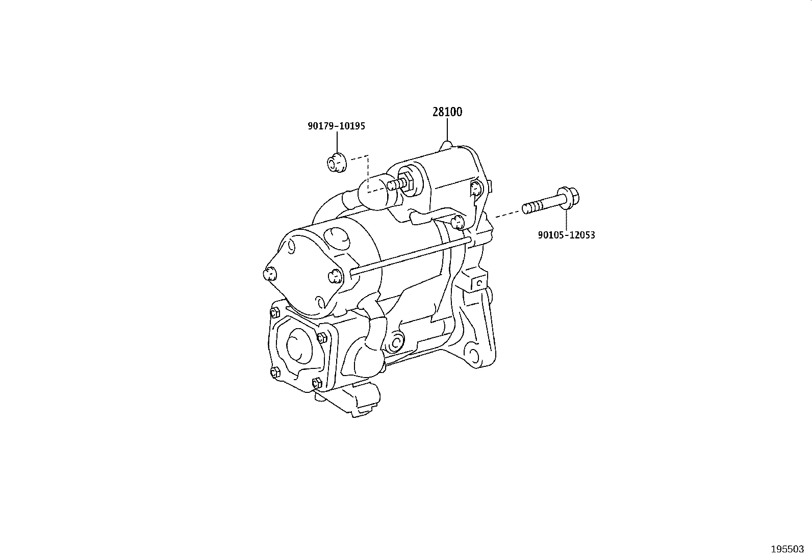 28192-31041 COVER, STARTER product image